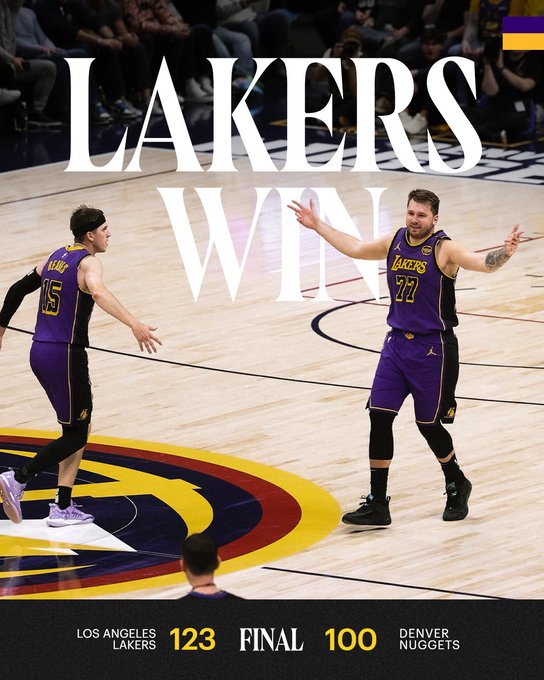 Los Lakers rompen la mala racha y ganan con Doncic