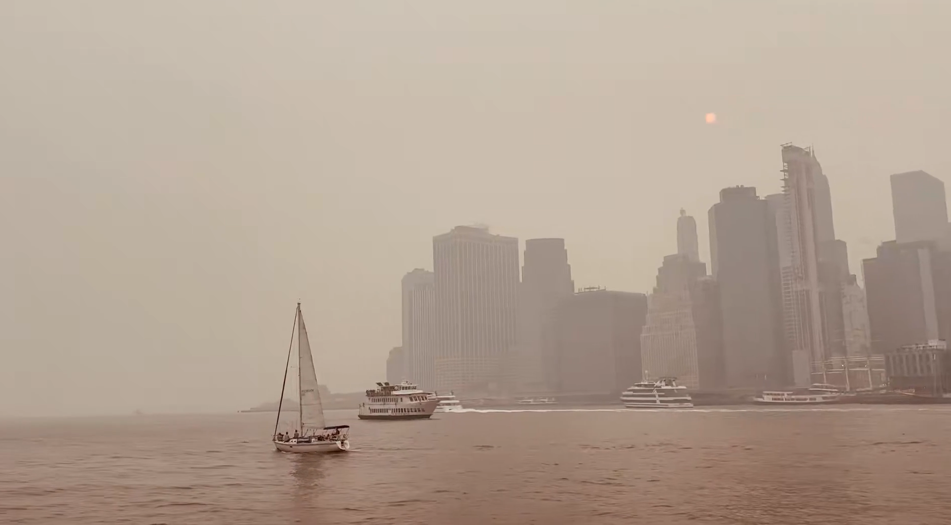 Contaminación en Nueva York por incendios en Canadá